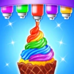 Logo of Ice Cream Cone Maker Frozen Dessert Chef android Application 